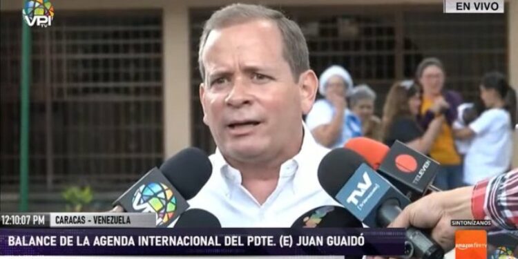 Primer vicepresidente de la AN, Juan Pablo Guanipa. Foto captura de video.