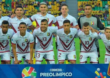 Selección venezolana Sub-23. Foto Prensa FVF.