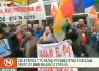 VTV 25 de enero 2020. Madrid España, Foto captura de video.