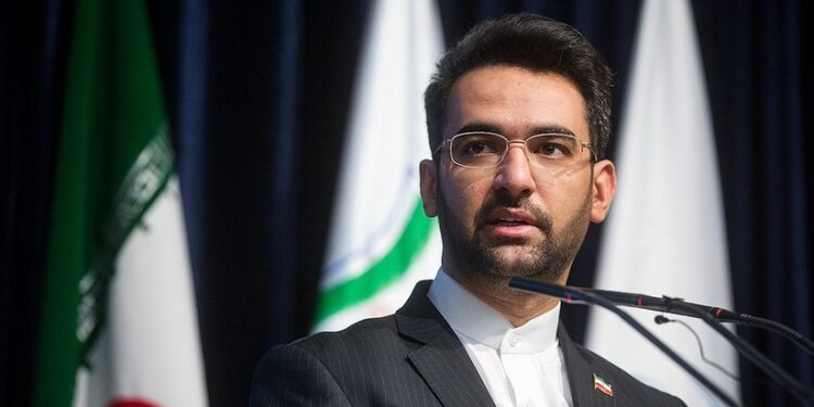 El ministro de Telecomunicaciones de Irán, Mohammad Javad Azari Jahromi. Foto de archivo.
