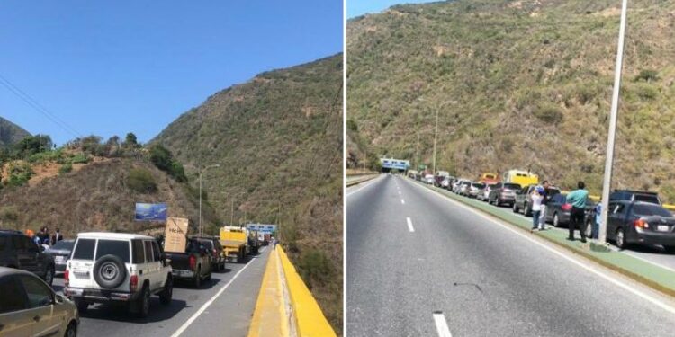 Bloqueo Túnel Boquerón. Foto @segurosybanca.