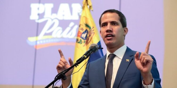 Juan Guaidó. Pdte. (E) de Venezuela.