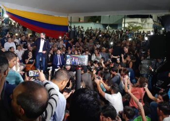 Juan Guaidó. Pdte. (E) de Venezuela. Foto captura de video.