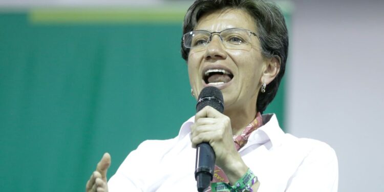 Alcaldesa de Bogotá. Claudia López Hernández. Foto agencias.