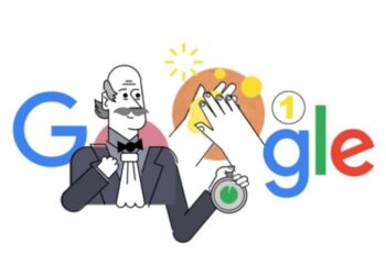 Doodle Google. Ignaz Semmelweis. 20Mar2020.