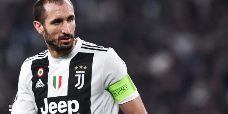 Capitán de Juventus Giorgio Chiellini. Foto Getty Images.