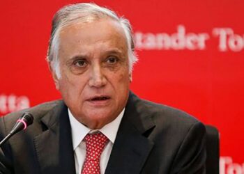 El expresidente del Consejo de Administración del Banco Santander en Portugal, António Vieira Monteiro (+). Foto de archivo.