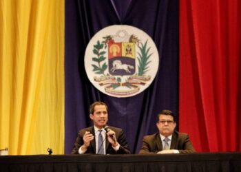 Pdte. (E) de Venezuela, Juan Guaidó. Foto Centro de Comunicación Nacional.