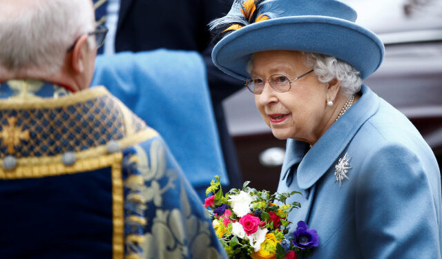 Britain's Queen Elizabeth II leaves after the annual Commonwealth Service at Westminster Abbey in London, Britain March 9, 2020. REUTERS/Henry Nicholls