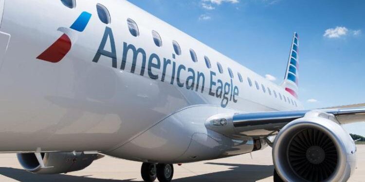 American Airlines begins large regional jet flying with Embraer E-175 aircraft.  (PRNewsFoto/American Airlines)