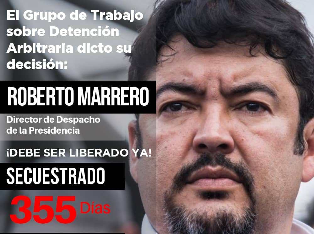 Roberto Marrero cumple 355 días secuestrado por la dictadura de Maduro 9Mar AlbertoNews