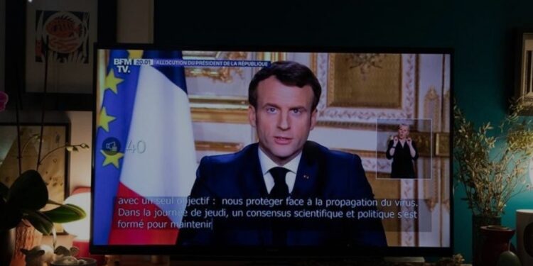 El presidente de Francia, Emmanuel Macron. Foto EFE.