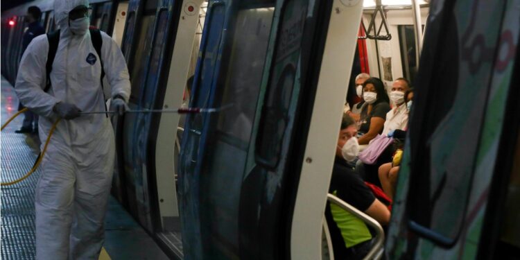 VZLA coronavirus, Metro de Caracas. Foto AVN.