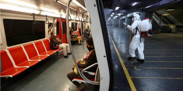 VZLA coronavirus, Metro de Caracas. Foto AVN.