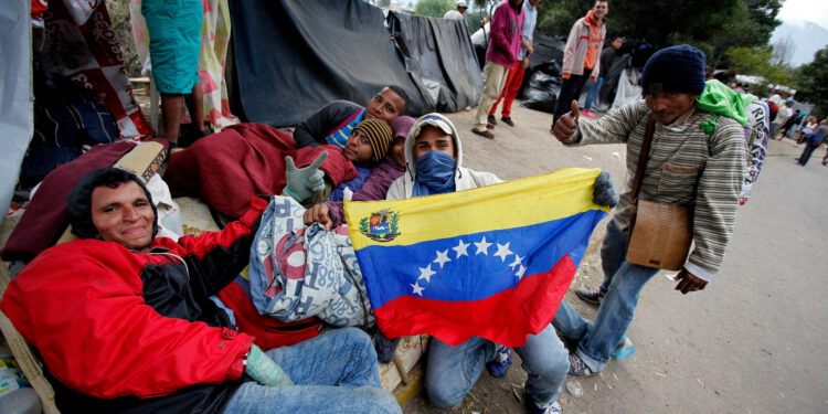 Venezolanos migranrtes. Ecuador. Foto agencias.