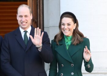 Image Licensed to i-Images / Contacto) Picture Agency. 03/03/2020. Dublin, Ireland. The Duke and Duchess of Cambridge meeting the Taoiseach of Ireland in Dublin, on the first day of their visit to Ireland. (Stephen Lock / i-Images / Contacto)  03/03/2020 ONLY FOR USE IN SPAIN