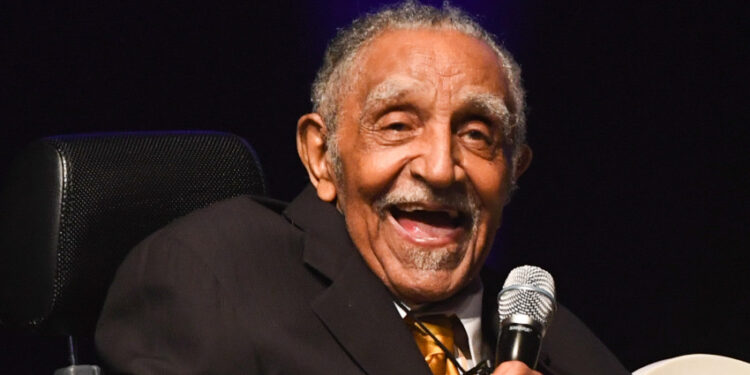 ATLANTA, GA - OCTOBER 04:  Dr. Joseph Lowery at his 96th Birthday Celebration  at Rialto Center for the Arts on October 4, 2017 in Atlanta, Georgia.  (Photo by Paras Griffin/Getty Images)