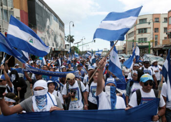 Foto de archivo. Disidentes nicaragüenses protestan en contra del gobierno del presidente Daniel Ortega en San José, Costa Rica. 20 de enero de 2019. REUTERS/Juan Carlos Ulate