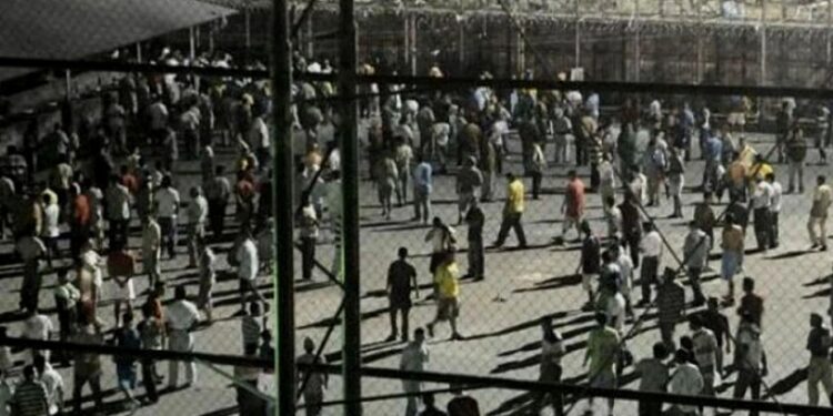 Patio de una cárcel en Perú. Foto Infobae