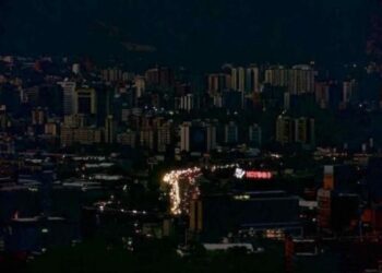 Caracas, sin luz. Foto de archivo.