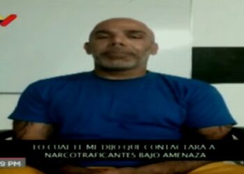 José Alberto Socorro Hernández, alias "Pepero". Foto captura de video.