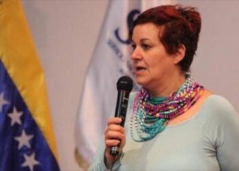 La constituyente de la ilegítima (ANC), María Alejandra Díaz. Foto de archivo.