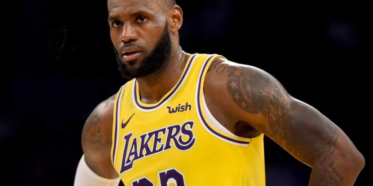 LOS ANGELES, CA - OCTOBER 22: The Lakers' LeBron James #23 during their game against the Spurs at the Staples Center on​ Mon. Oct. 22, 2018. The Spurs defeated the Lakers 143-142 in overtime. (Photo by Hans Gutknecht/Digital First Media/Los Angeles Daily News via Getty Images)
