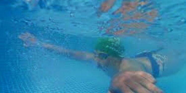 Nadador. Foto de archivo.