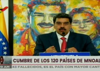 Nicolás Maduro. MNOAL. 4Mayo2020. Foto captura de video.