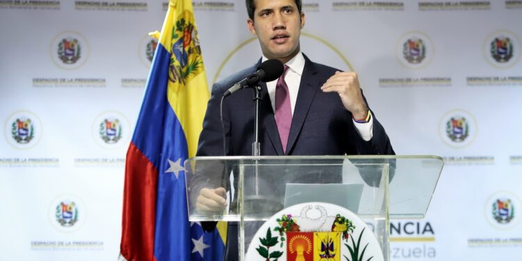 Pdte. (E) de Venezuela. Juan Guaidó. Foto Presidencia Venezuela.