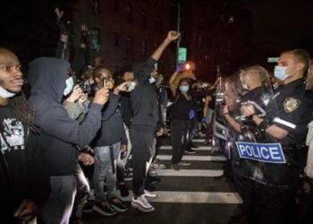 Protestas NY George Floyd. Foto agencias.