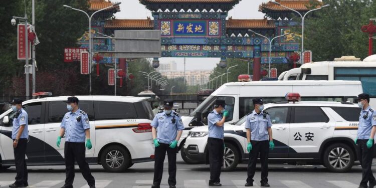 China decreta confinamiento en una zona de Pekín tras nuevo foco de coronavirus. Foto captura de video AFP.