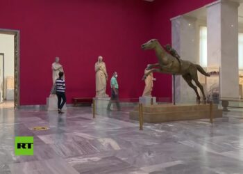 Museos Atenas Grecia. Foto captura de video RT.