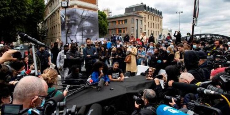 Protesta racirmo Francia. Foto agencias.