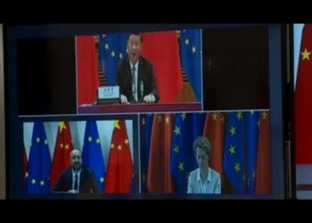 UE pide a China ambición para concluir acuerdo que limite asimetría comercial. Foto captura de video EFE.