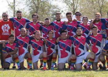Ciervos Pampas, el primer club de rugby de diversidad sexual de América Latina. Foto de archivo.
