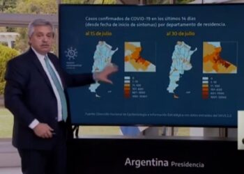 Argentina coronavirus. Foto captura de video AFP.