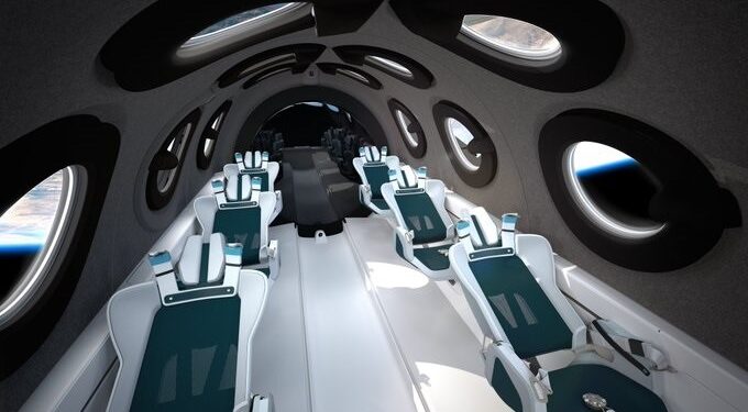 29/07/2020 Virgin Galactic muestra el interior de su avión espacial turístico.  La compañía de viajes espaciales Virgin Galactic ha presentado el interior de la cabina de su primer vehículo SpaceshipTwo, VSS Unity, que transportará turistas en vuelos suborbitales.  POLITICA INVESTIGACIÓN Y TECNOLOGÍA VIRGIN GALACTIC