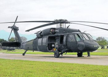 Helicóptero UH-60 Black Hawk. Foto El Tiempo Colombia.