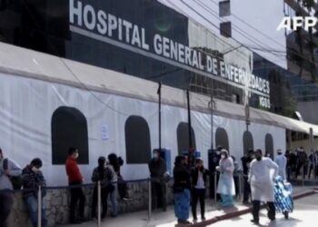 Hospital Guatemala, coronavirus. Foto captura de video AFP.