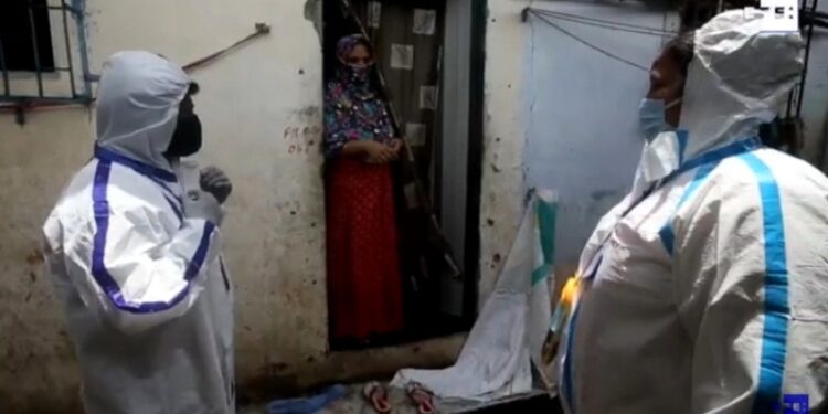 India, coronavirus. Foto captura de video EFE.