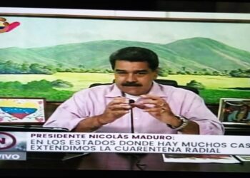 Nicolás Maduro 29jul2020. Foto captura VTV.