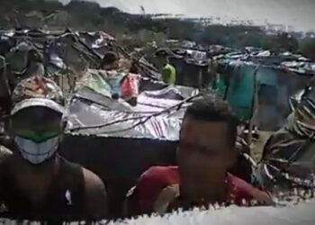 Venezolanos Cúcuta varados. Foto captura de video.