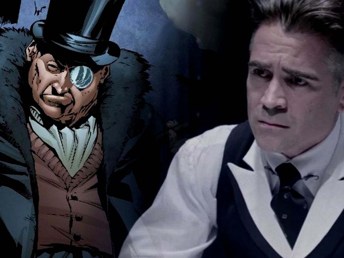 ¡Irreconocible! Colin Farrell Es El 'Pingüino' En La Nueva Cinta De ...