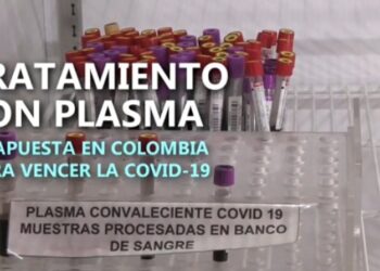 Colombia, coronavirus, plasma, Foto captura de video EFE.