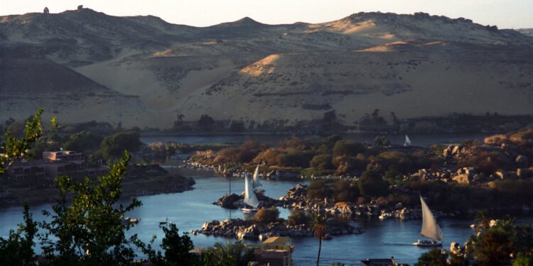 El Nilo. Foto de archivo