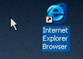 Internet Explorer. Foto captura.