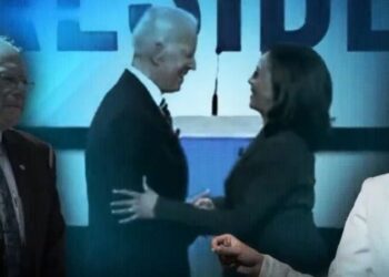 Joe Biden, Kamala Harrys. Foto captura de video.