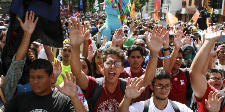 Marcha del movimiento estudiantil a Conatel, 9 Junio 2017