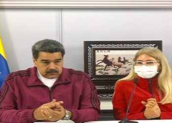 Nicolás Maduro y Cilia Flores. 17Ago2020. Foto captura de video.